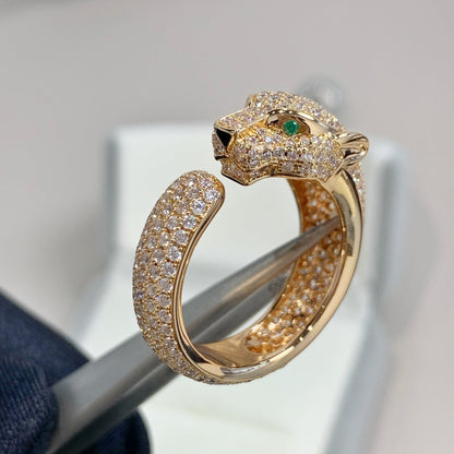 [Clover]PANTHERE PINK GOLD DIAMOND RING