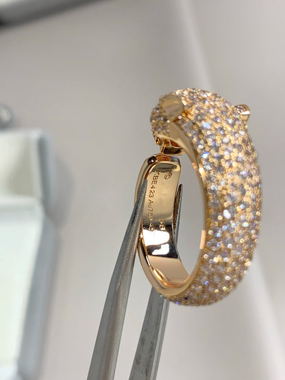 [Clover]PANTHERE PINK GOLD DIAMOND RING