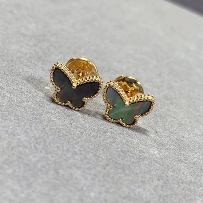 [Clover]BUTTERFLY DARK MOP  EARRINGS