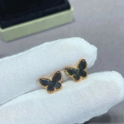 [Clover]BUTTERFLY DARK MOP  EARRINGS