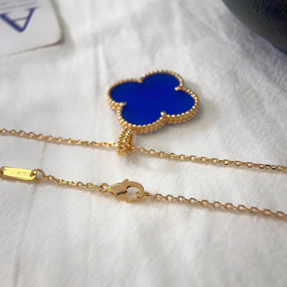 [Clover]CLOVER 25MM NECKLACE TURQUOISE ROSE GOLD