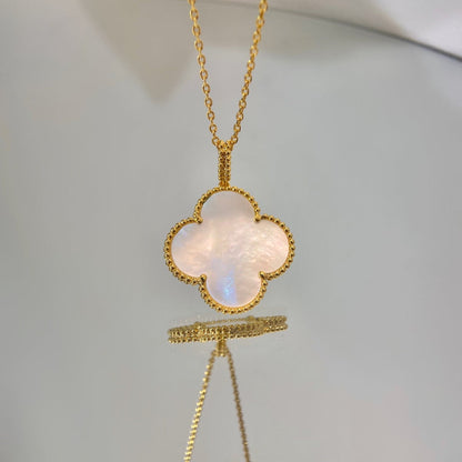 [Clover]CLOVER 25MM MOP LARGE PENDANT NECKLACE