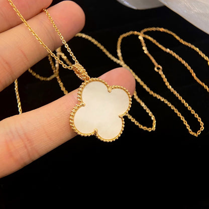 [Clover]CLOVER 25MM MOP LARGE PENDANT NECKLACE