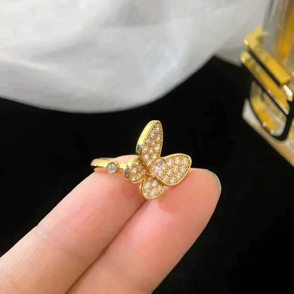 [Clover]BUTTERFLY DIAMOND RING