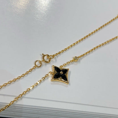 [Clover]STAR BLACK MOP NECKLACE