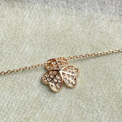 [Clover]FLOWER DIAMOND NECKLACE