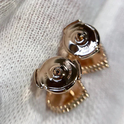 [Clover]HEART CARNELIAN STUD EARRINGS