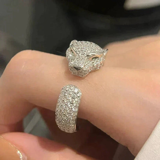 [Clover]PANTHERE 5.5MM ALL DIAMOND RING
