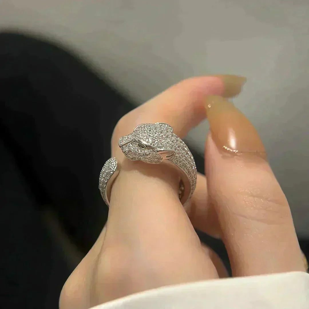[Clover]PANTHERE 5.5MM ALL DIAMOND RING