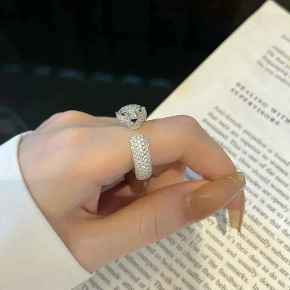 [Clover]PANTHERE 5.5MM ALL DIAMOND RING