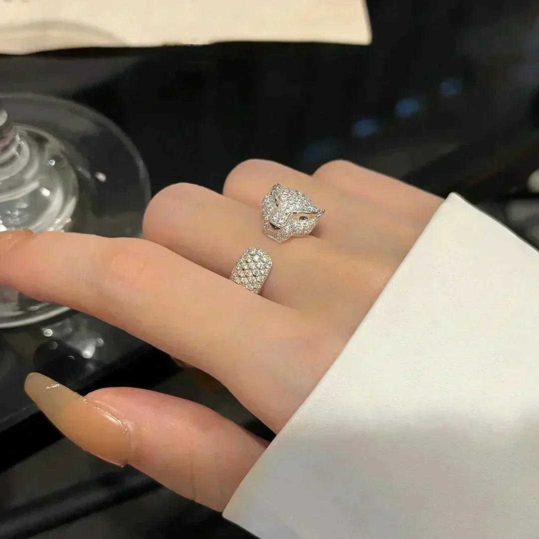 [Clover]PANTHERE 5.5MM ALL DIAMOND RING