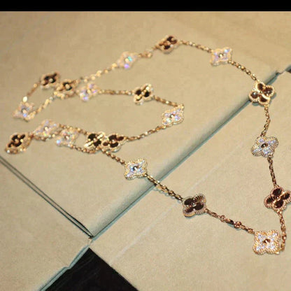 [Clover]CLOVER 20 MOTIFS LASER DIAMOND NECKLACE