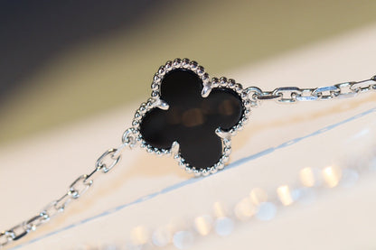 [Clover]CLOVER 20 MOTIFS ONYX DIAMOND SILVER