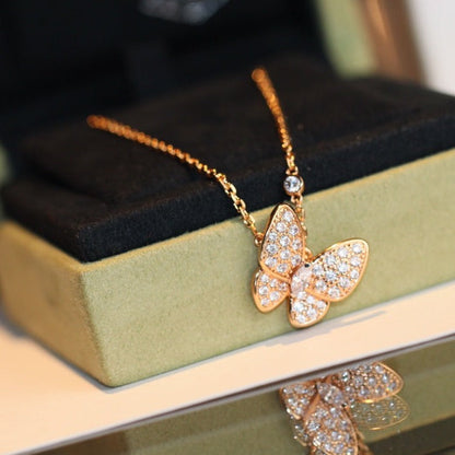 [Clover]BUTTERFLY DIAMOND NECKLACE