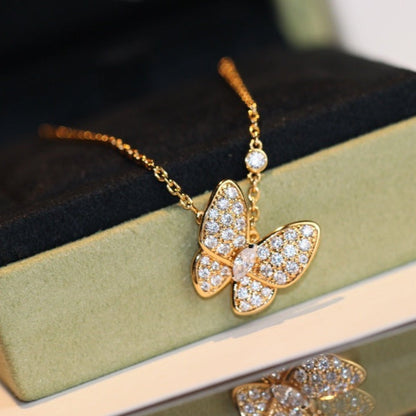 [Clover]BUTTERFLY DIAMOND NECKLACE