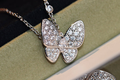 [Clover]BUTTERFLY DIAMOND NECKLACE