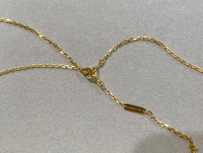 [Clover]CLOVER 25MM NECKLACE GOLD CARNELIAN