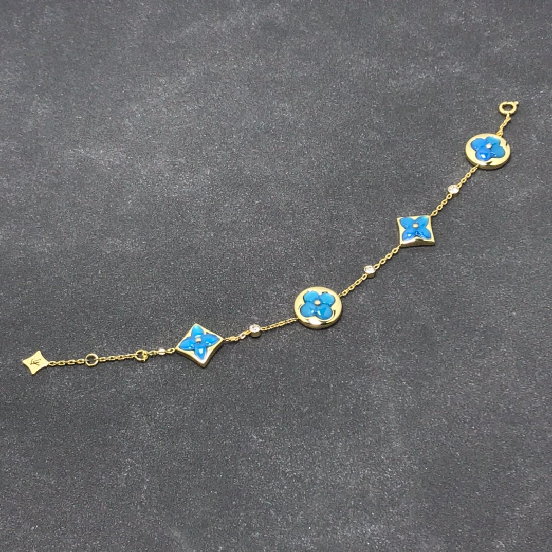 [Clover]STAR AND SUN TURQUOISE 4 MOTIFS 3 DIAMONDS