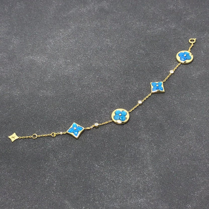 [Clover]STAR AND SUN TURQUOISE 4 MOTIFS 3 DIAMONDS