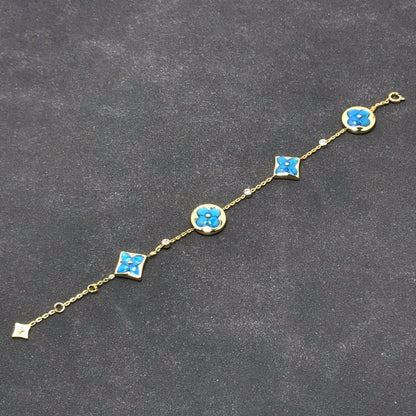 [Clover]STAR AND SUN TURQUOISE 4 MOTIFS 3 DIAMONDS
