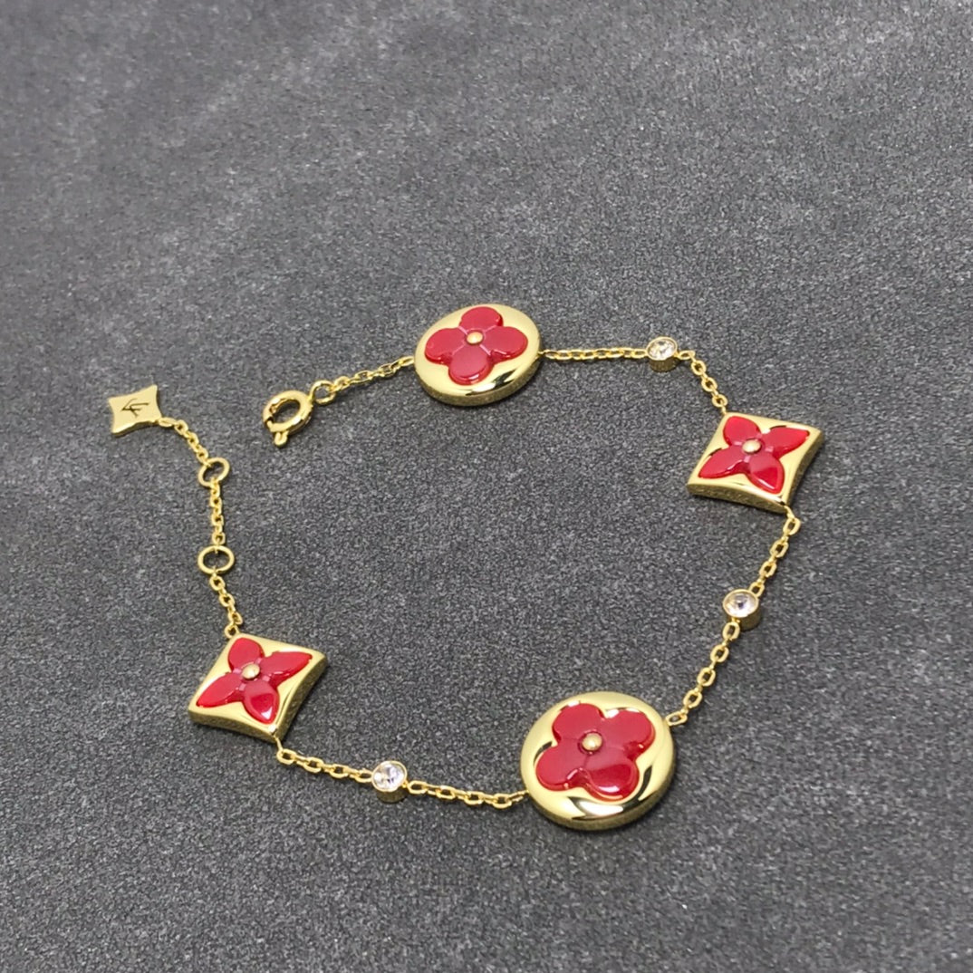 [Clover]STAR AND SUN CARNELIAN 4 MOTIFS 3 DIAMONDS