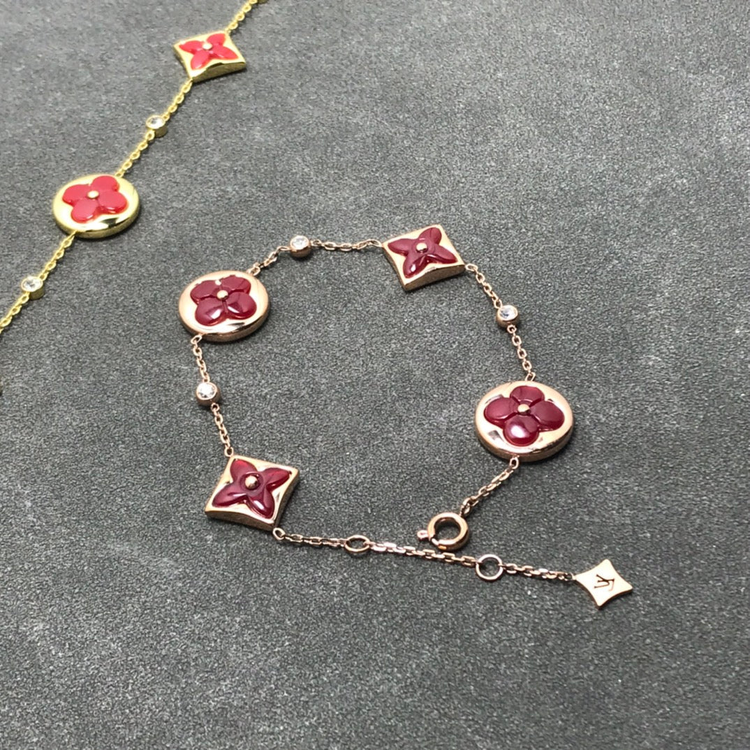 [Clover]STAR AND SUN CARNELIAN 4 MOTIFS 3 DIAMONDS
