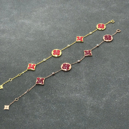 [Clover]STAR AND SUN CARNELIAN 4 MOTIFS 3 DIAMONDS