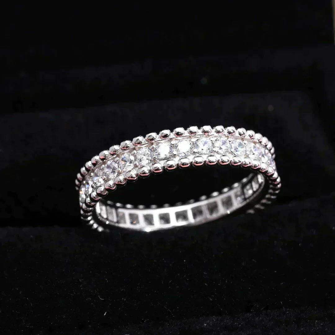 [Clover]PERLEE DIAMOND SILVER RING