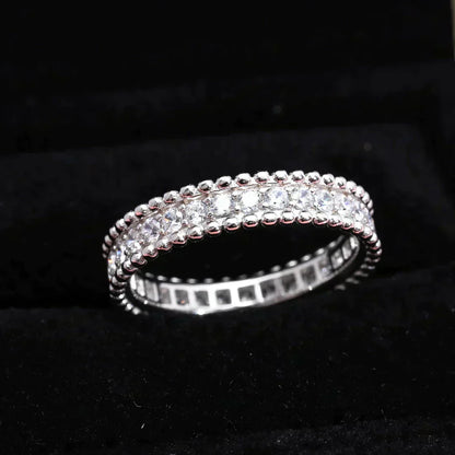 [Clover]PERLEE DIAMOND SILVER RING