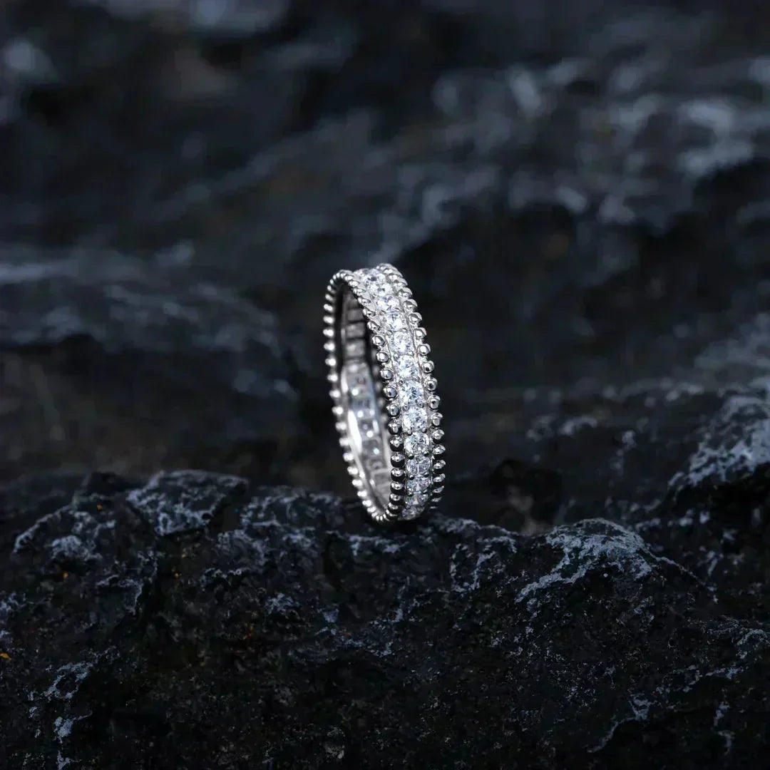 [Clover]PERLEE DIAMOND SILVER RING