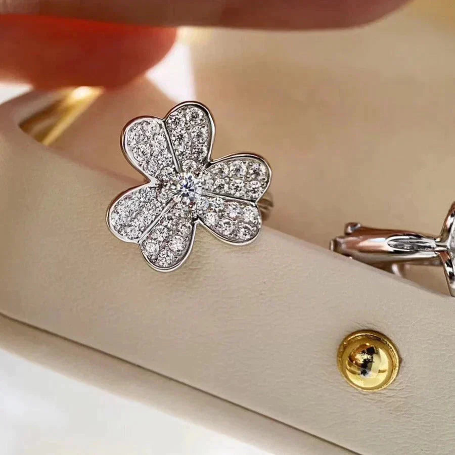 [Clover]CLOVER COMOS DIAMOND EARRINGS SILVER