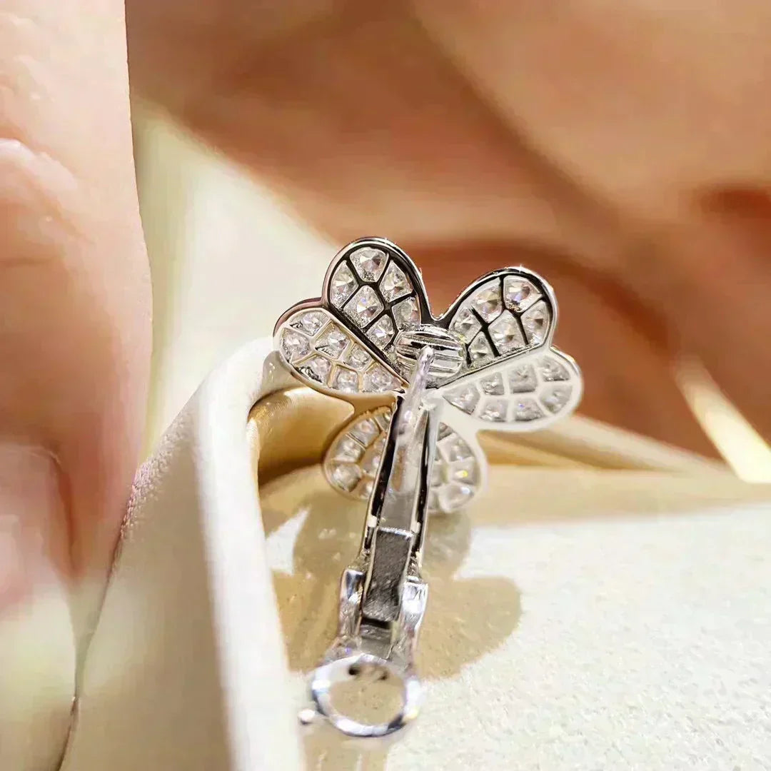 [Clover]CLOVER COMOS DIAMOND EARRINGS SILVER