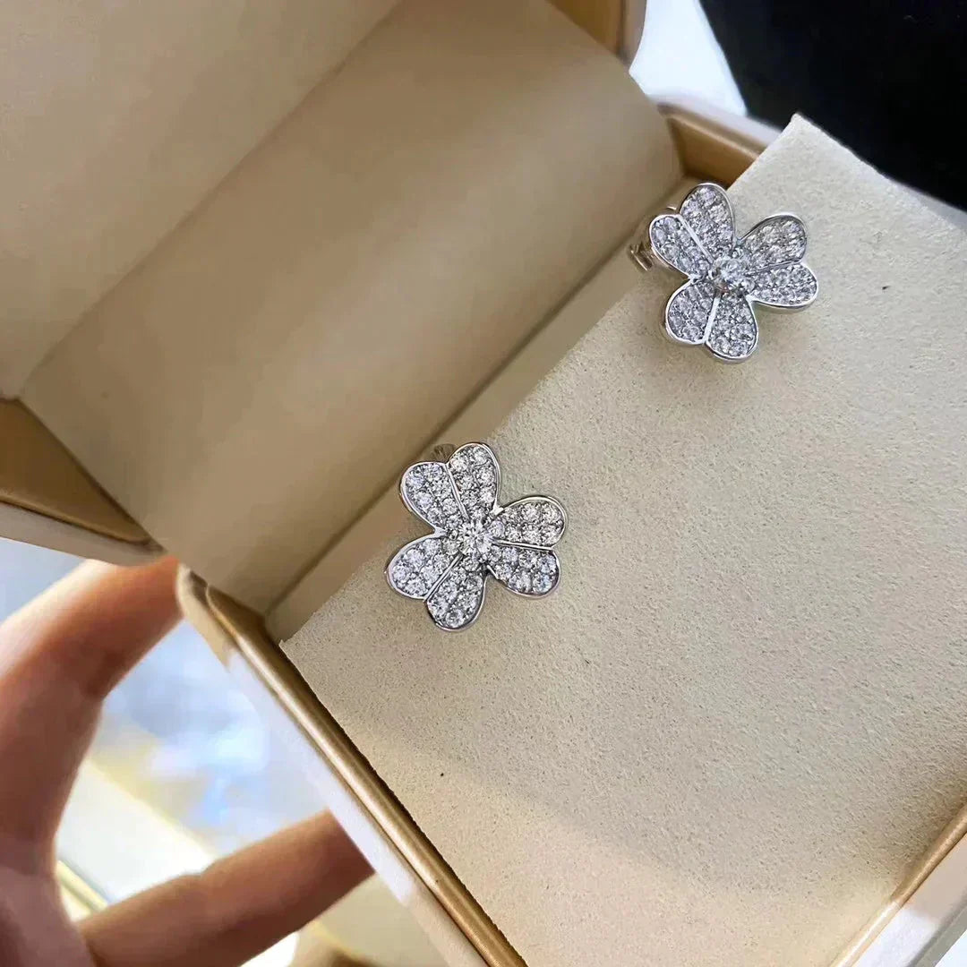[Clover]CLOVER COMOS DIAMOND EARRINGS SILVER
