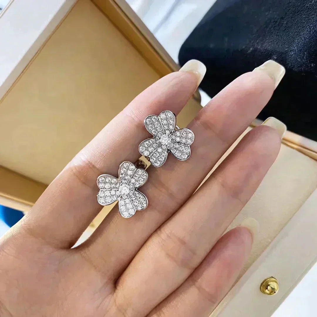 [Clover]CLOVER COMOS DIAMOND EARRINGS SILVER