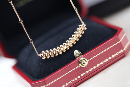 [Clover]CLASH PINK GOLD NECKLACE