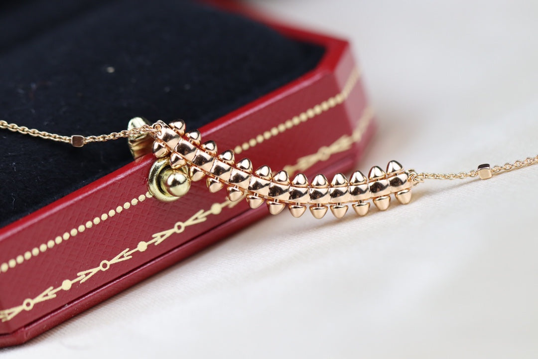 [Clover]CLASH PINK GOLD NECKLACE