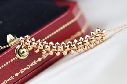 [Clover]CLASH PINK GOLD NECKLACE