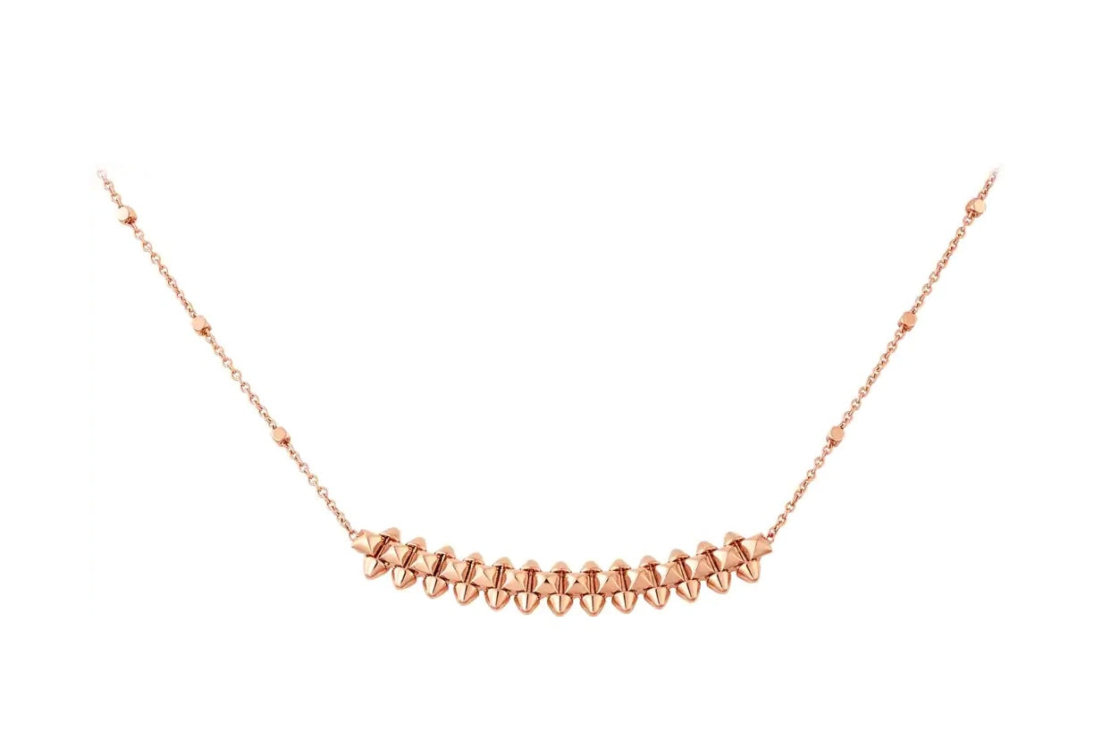 [Clover]CLASH PINK GOLD NECKLACE