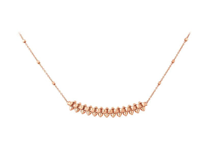 [Clover]CLASH PINK GOLD NECKLACE