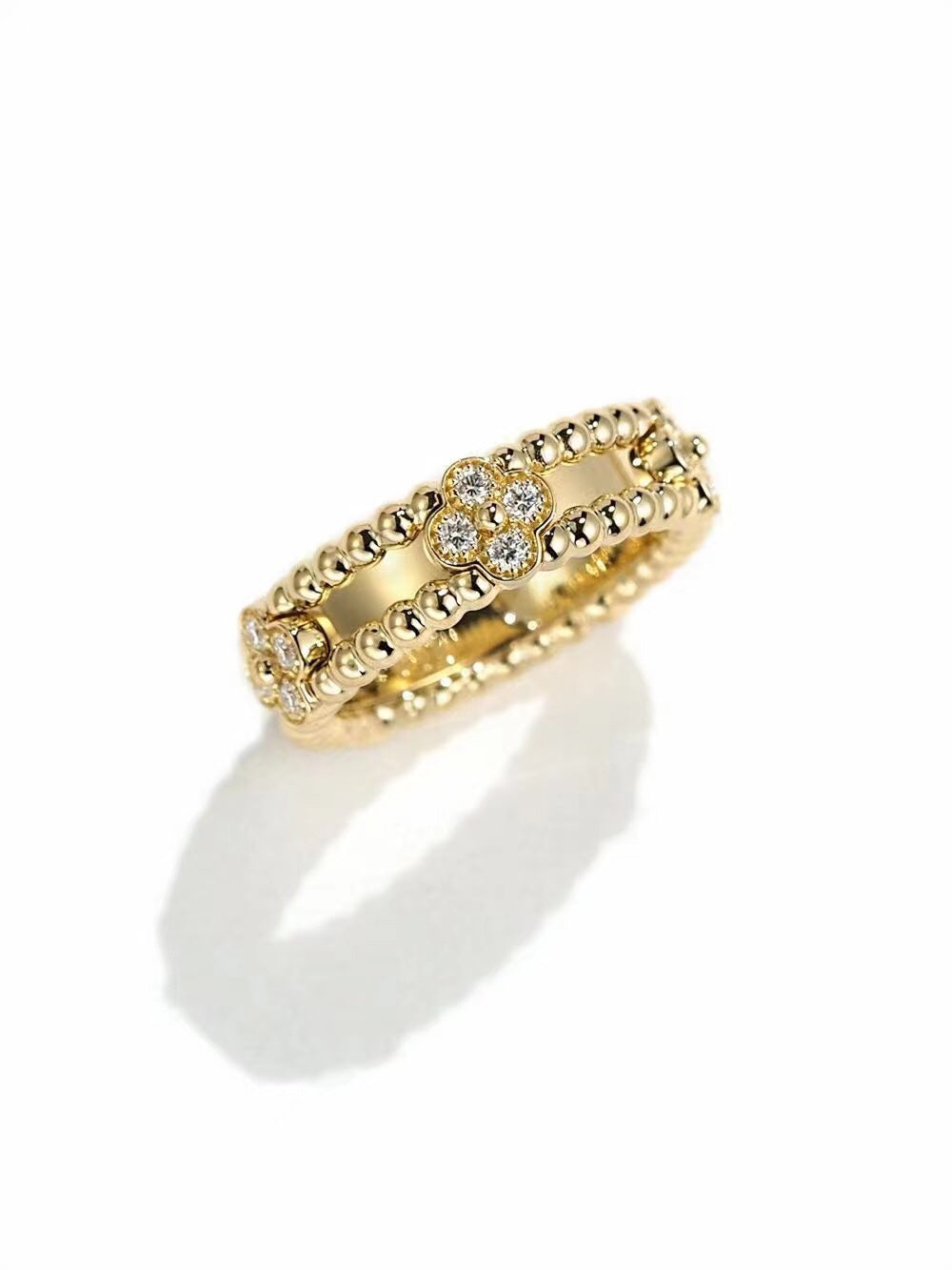 [Clover]PERLEE GOLD DIAMOND RING