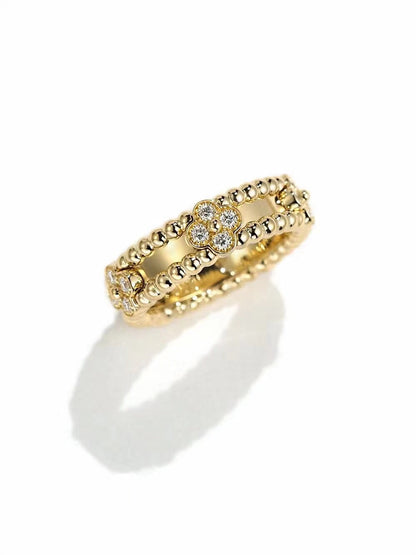 [Clover]PERLEE GOLD DIAMOND RING