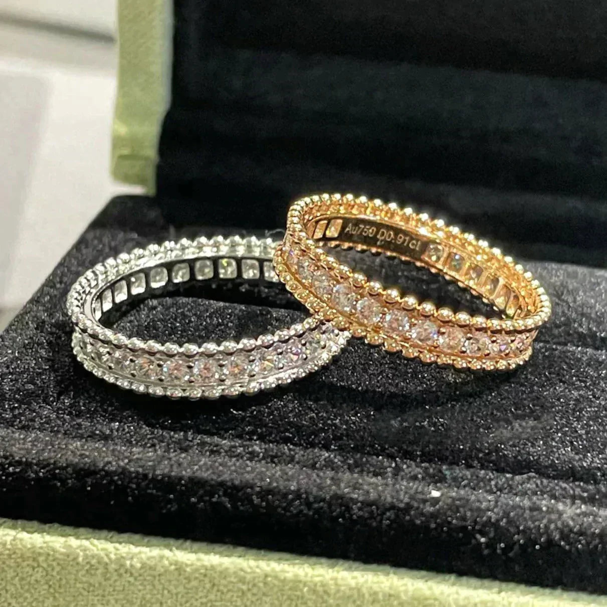 [Clover]PERLEE DIAMOND ROSE GOLD RING