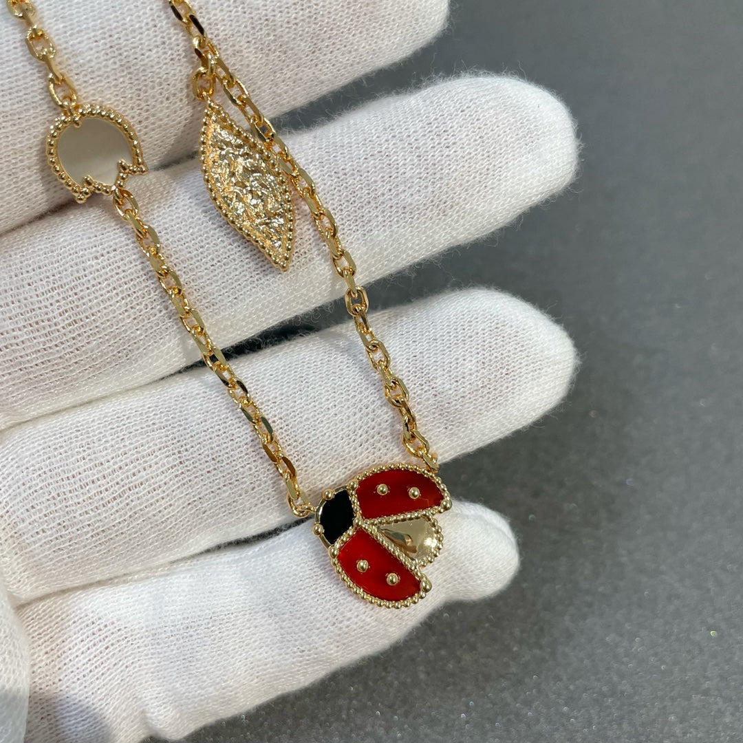 [Clover]LUCKY SPRING 15 MOTIFS GOLD NECKLACE