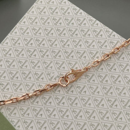 [Clover]LUCKY SPRING 15 MOTIFS ROSE GOLD NECKLACE