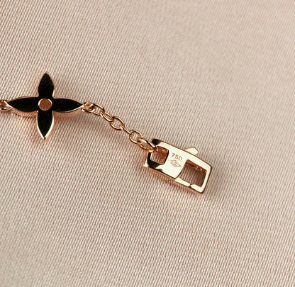 [Clover]STAR AND SUN 7 MOTIFS GOLD BRACELET