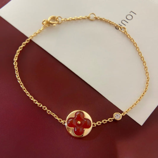 [Clover]SUN PEDANT CARNELIAN BRACELET