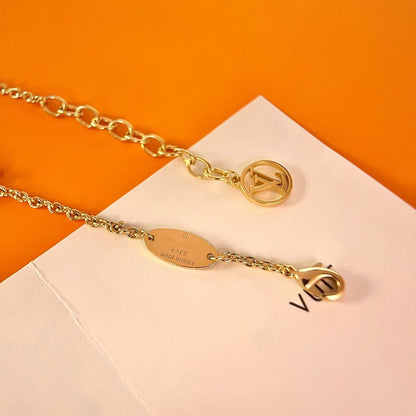 [Clover]LOGO STAR MOTIF GOLD BRACELET
