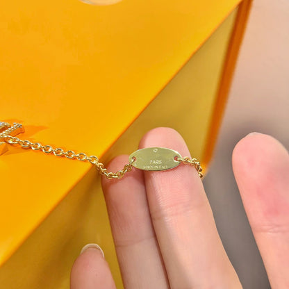 [Clover]LOGO STAR MOTIF GOLD BRACELET