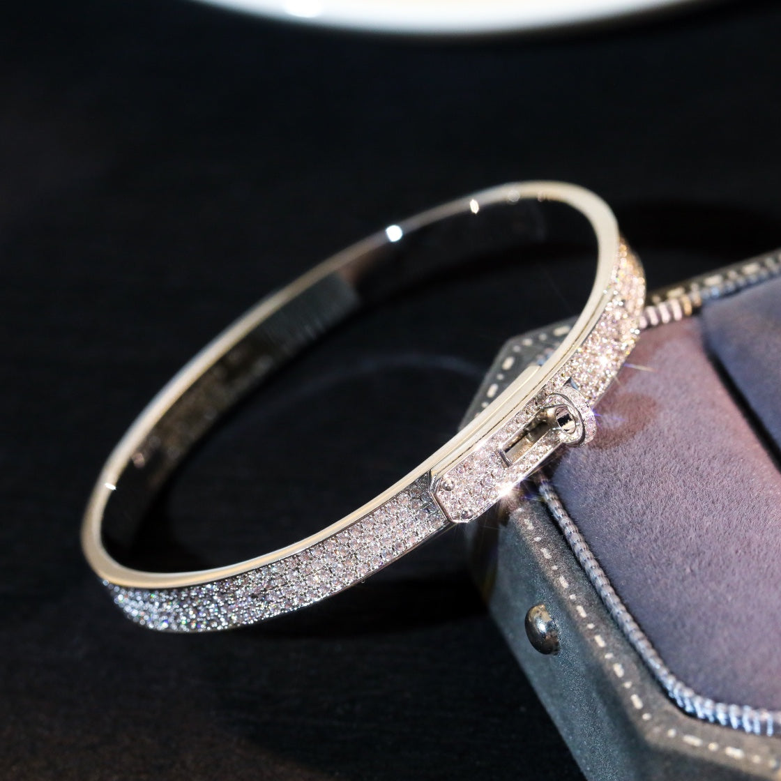 [Clover]KELLY BRACELET DIAMOND PAVED