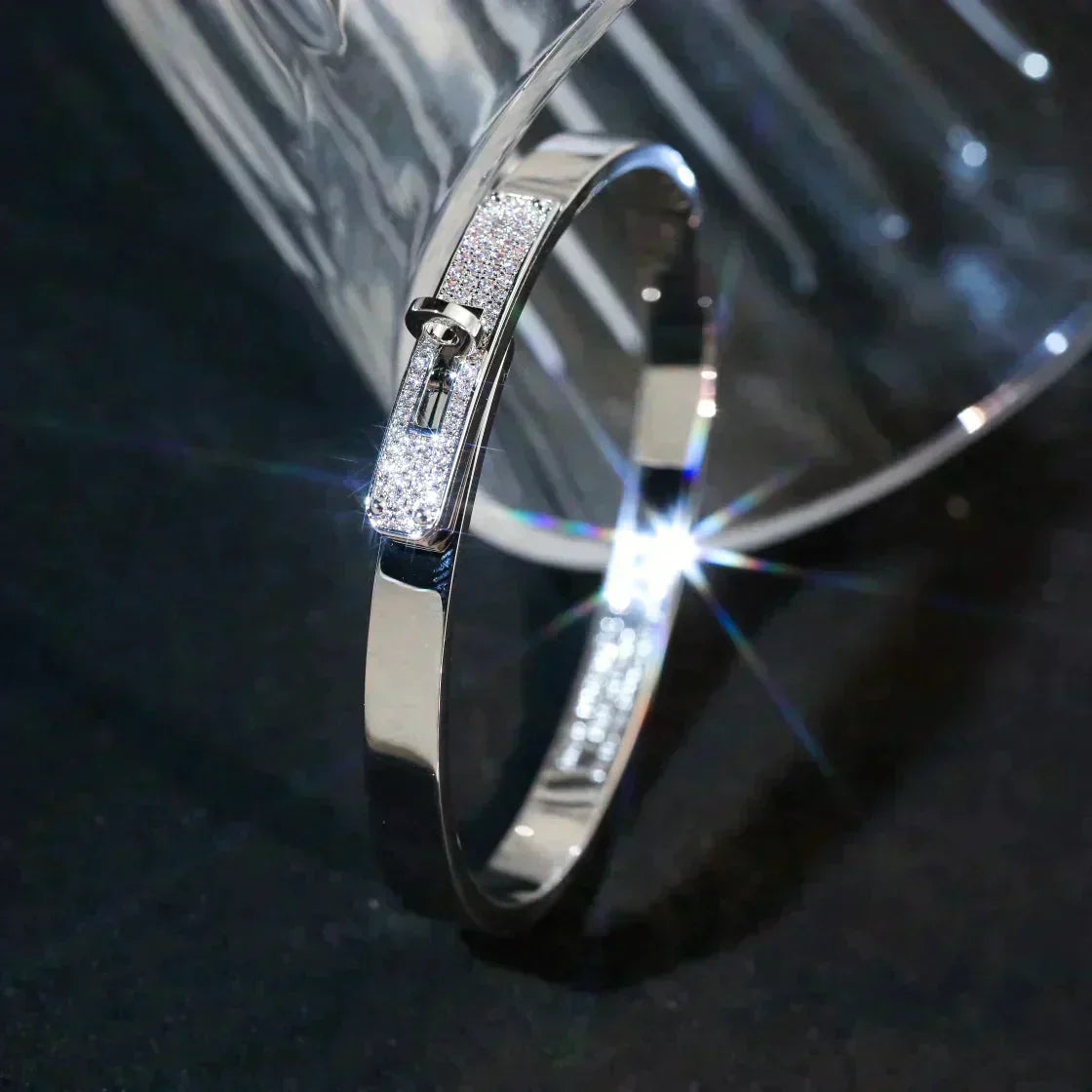 [Clover]KELLY SILVER DIAMOND BRACELET